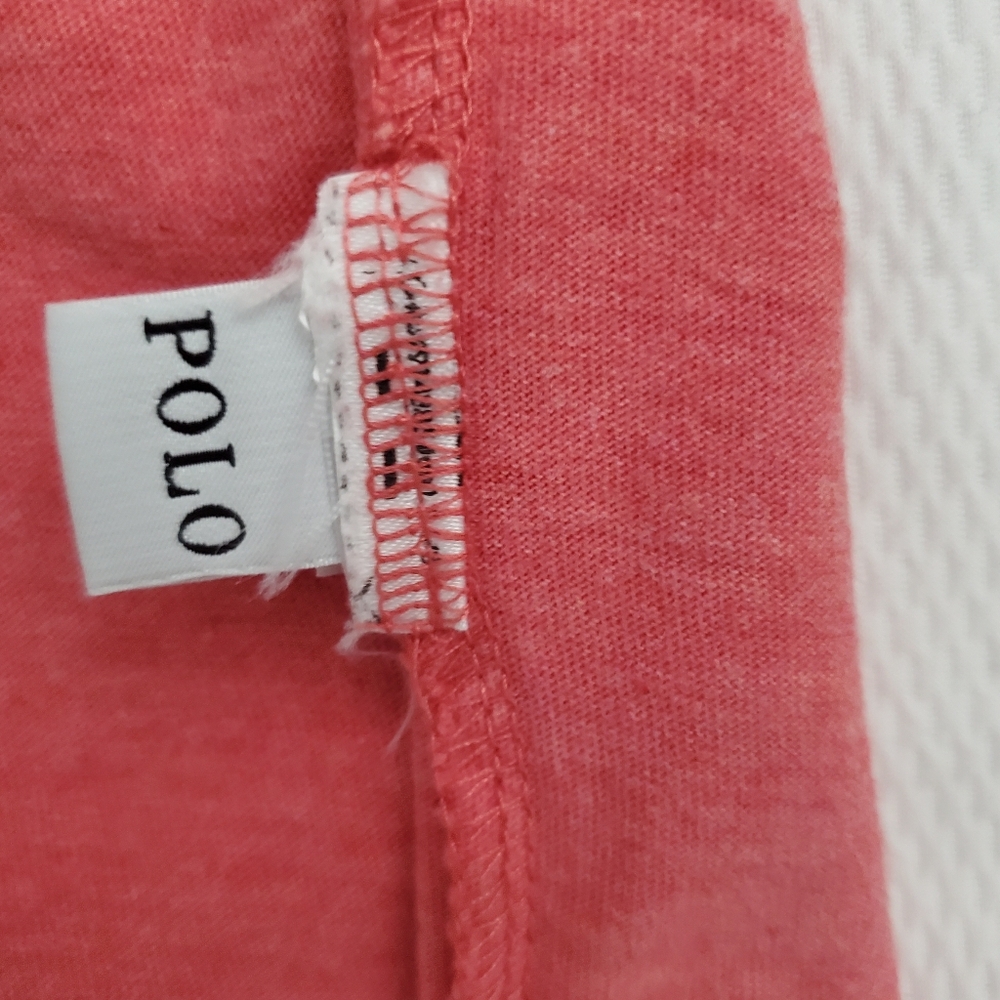 POLO Ralph Lauren Short Sleeve V-neck Cotton Tee Mens Large - Picture 3 of 7